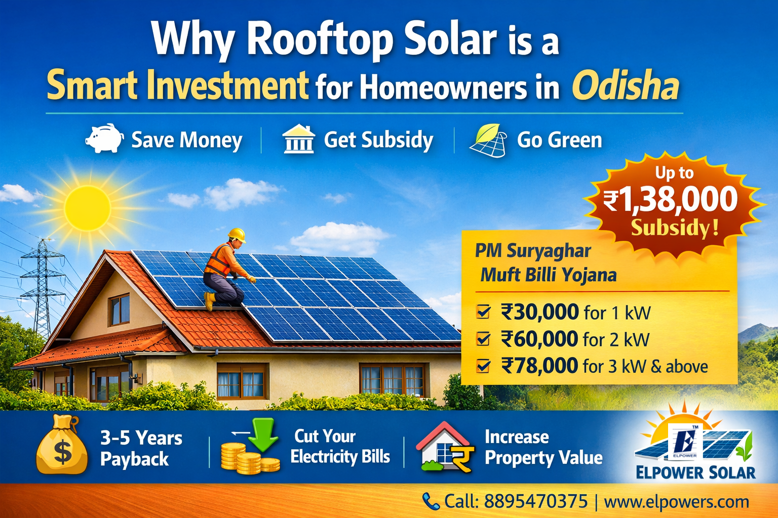 Why Rooftop Solar is a Smart Investment for Homeowners in Odisha